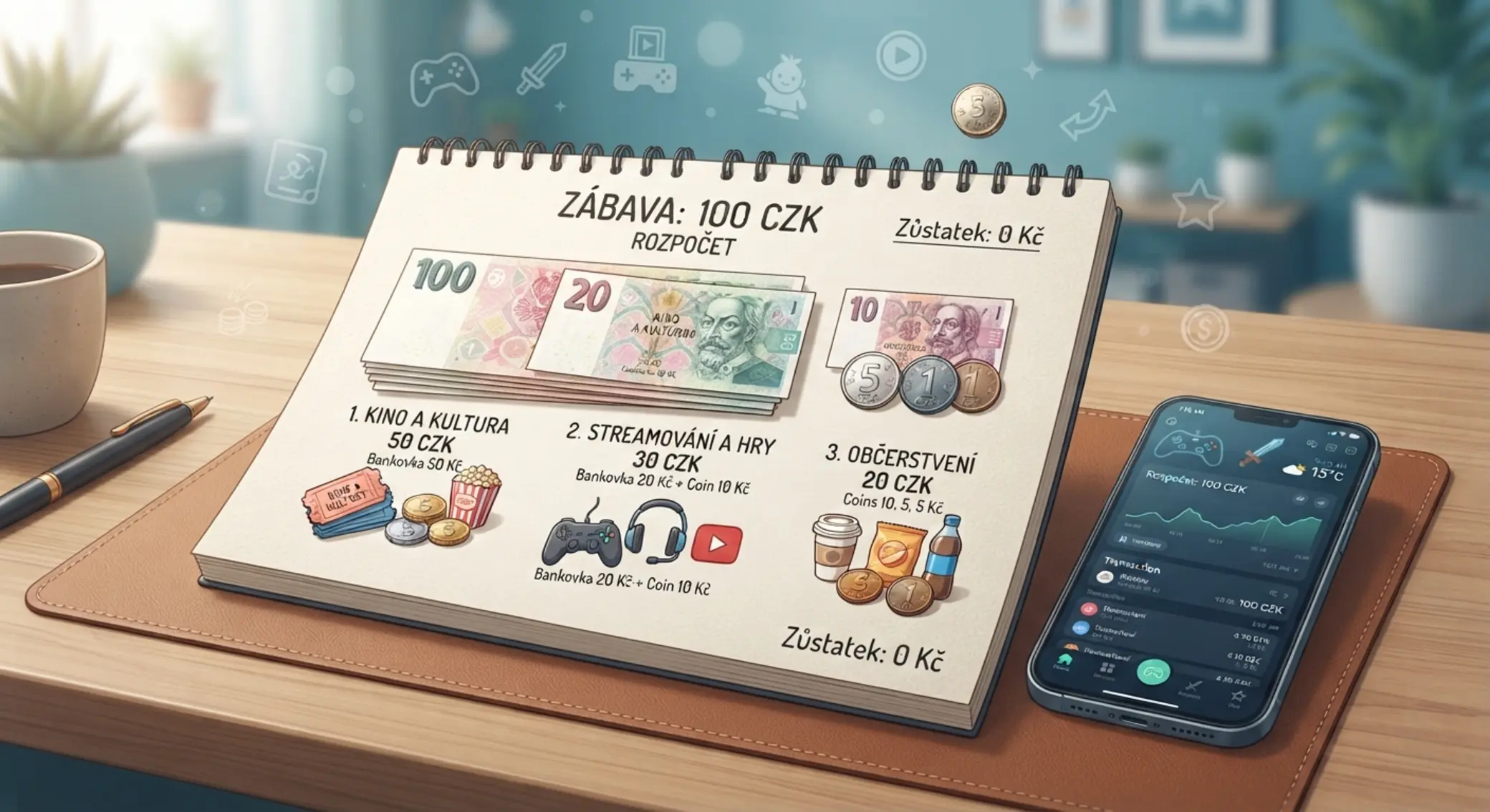 Správa bankrollu pro malé vklady Plánování bankrollu při vkladu 100 Kč