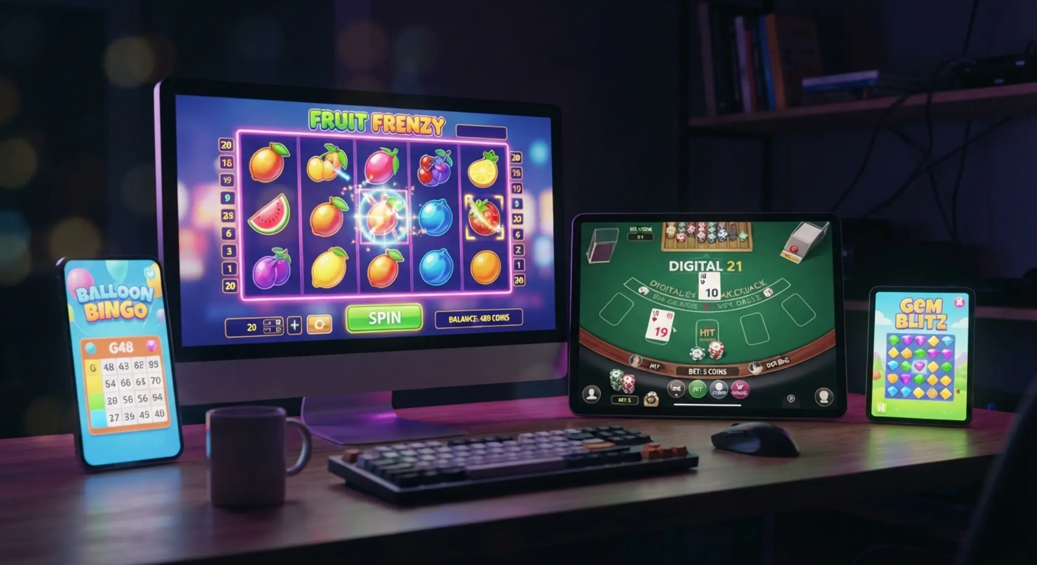 Různé typy online her vhodné pro menší rozpočet